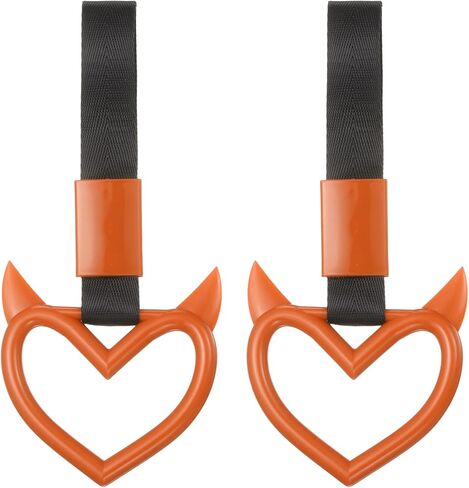 PATIKIL Car Handle Straps, Car Rear Bumper Warning Ring Cars Hand Strap Drift Charm Keychains Accessory for Decoration Bus in Kuwait