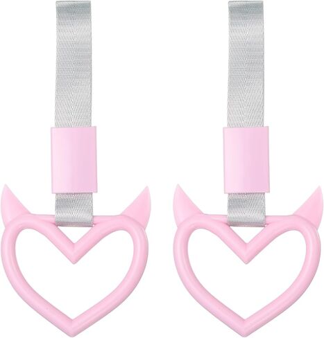 PATIKIL Car Handle Straps, Car Rear Bumper Warning Ring Cars Hand Strap Drift Charm Keychains Accessory for Decoration Bus in Kuwait