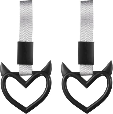 PATIKIL Car Handle Straps, Car Rear Bumper Warning Ring Cars Hand Strap Drift Charm Keychains Accessory for Decoration Bus in Kuwait
