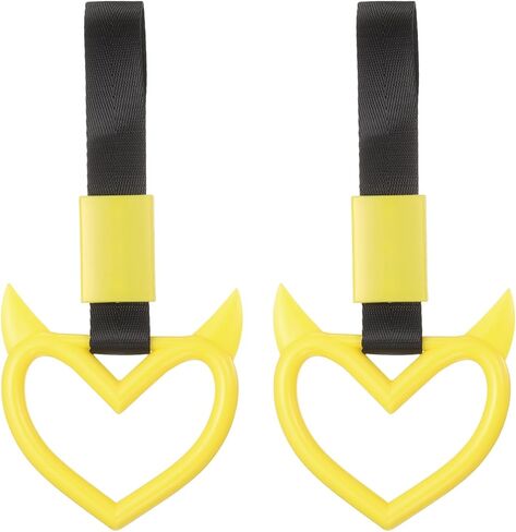 PATIKIL Car Handle Straps, Car Rear Bumper Warning Ring Cars Hand Strap Drift Charm Keychains Accessory for Decoration Bus in Kuwait