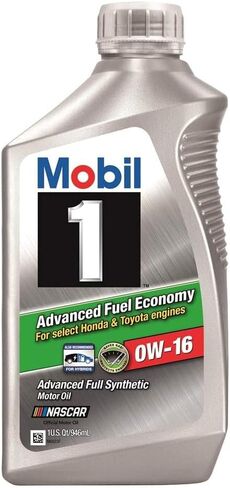 Mobil 1 124321 Advanced Fuel Economy Engine Oil 0W16 1 Quart Bottles Set of 6 in Kuwait