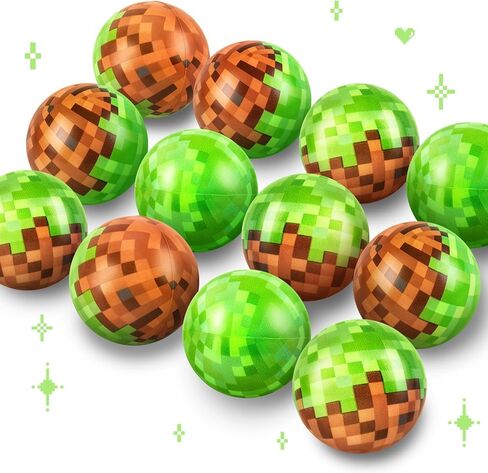 12 Pcs Cartoon Red White Themed Stress Balls Bulk, 2.48 Inch Anxiety Relief Fidget Sensory Squeeze Toys for Party Gifts Birthday Supplies Goodie Bag Stuffers in Saudi Arabia