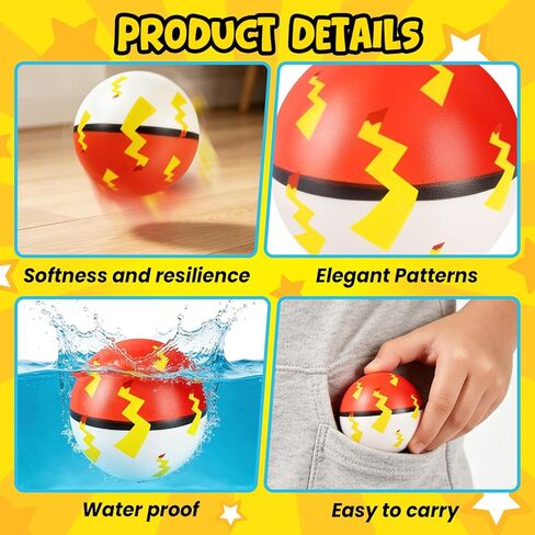 12 Pcs Cartoon Red White Themed Stress Balls Bulk, 2.48 Inch Anxiety Relief Fidget Sensory Squeeze Toys for Party Gifts Birthday Supplies Goodie Bag Stuffers in Saudi Arabia