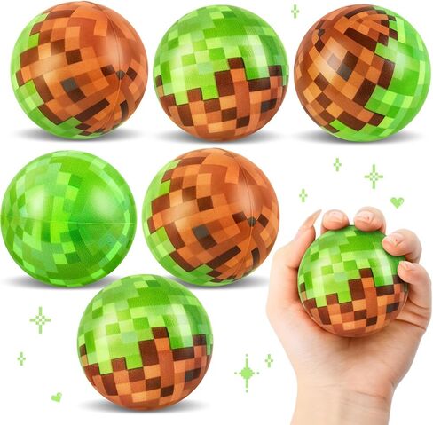 12 Pcs Cartoon Red White Themed Stress Balls Bulk, 2.48 Inch Anxiety Relief Fidget Sensory Squeeze Toys for Party Gifts Birthday Supplies Goodie Bag Stuffers in Saudi Arabia