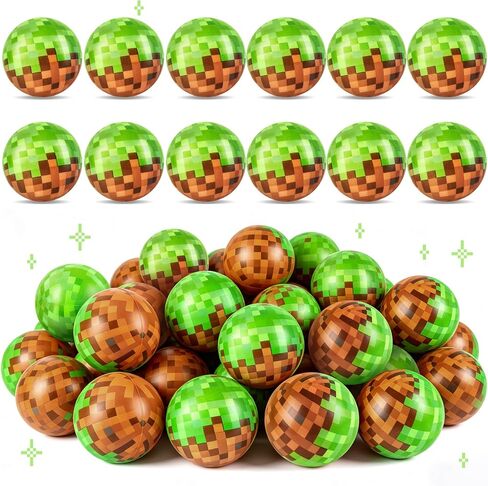 36 Pack Red and White Cartoon Stress Balls, 1.57 Inch Anxiety Relief Fidget Exercise Sensory Squeeze Toys for Stress Relief, Goodie Bag Fillers, Birthday Gifts in Saudi Arabia