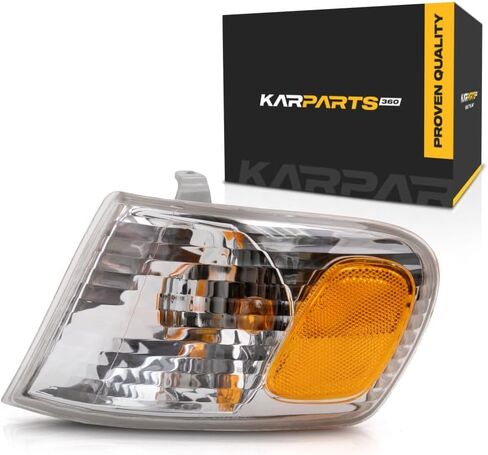 CarLights360: For 2001 2002 Toyota Corolla Turn Signal Light Assembly Driver and Passenger Side Pair w/Bulbs DOT Certified | TO2530137 TO2531137 in Kuwait