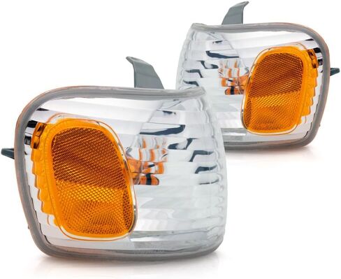 CarLights360: For 2001 2002 Toyota Corolla Turn Signal Light Assembly Driver and Passenger Side Pair w/Bulbs DOT Certified | TO2530137 TO2531137 in Kuwait