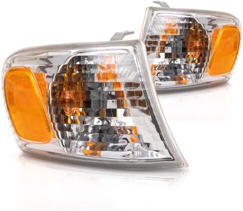 CarLights360: For 2001 2002 Toyota Corolla Turn Signal Light Assembly Driver and Passenger Side Pair w/Bulbs DOT Certified | TO2530137 TO2531137 in Kuwait