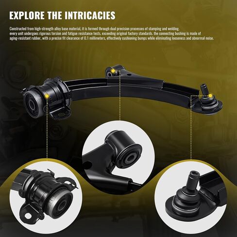 TUCAREST 8Pcs Suspension Kit Fit For 2011-2013 Fo-rd Mustang, (14 Mustang GT, Base), Front Lower Control Arm w/Ball Joint + Outer Inner Tie Rod + Sway Bar [# K622155 K622156 K80899 EV800801 ES80805] in Kuwait