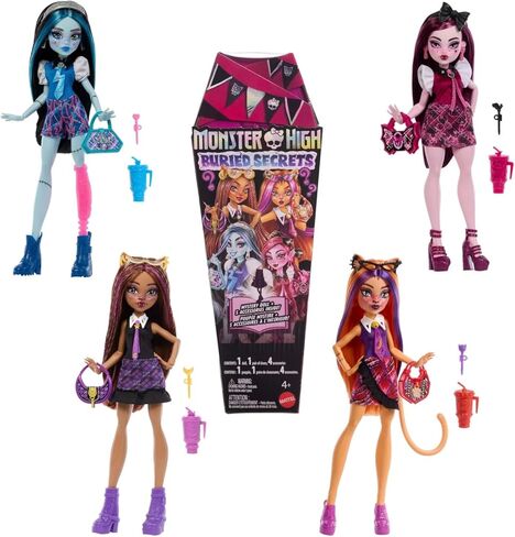 دمى Monster High Buried Secrets Surprise: موضوع الزحف المريح (قد تختلف الشخصيات) in Kuwait