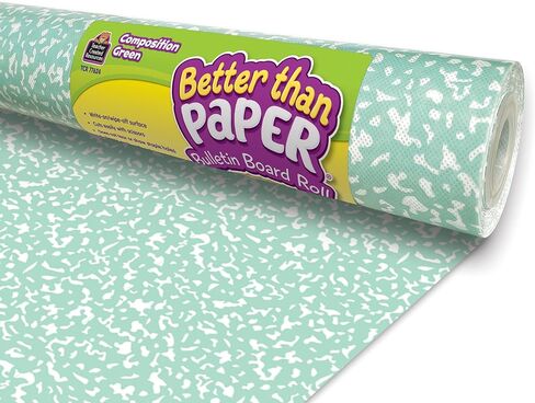 Teacher Created Resources Composition Green Better Than Paper Bulletin Board Roll (TCR77624) in Kuwait