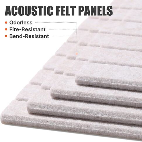 Large Felt Bulletin Board 48" x 36" Cork Board Alternative-12 Pack with Safe Removable Adhesive Tabs, Cork Boards for Walls Cork Board for Home Office Classroom Pin Board in Saudi Arabia