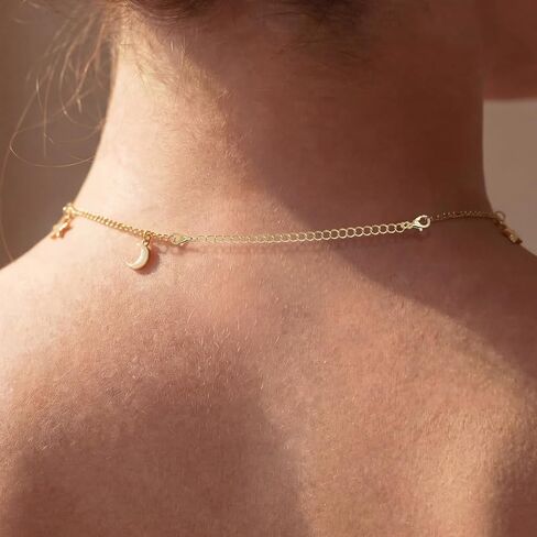 JJUNW 20Pcs Necklace Extenders, Necklace Chains Bulk, 2/3/4/5/6in Stainless Steel Gold Silver Necklaces Bracelet Anklet Extension Chains with Lobster Clasps for Women Jewelry Making in Kuwait