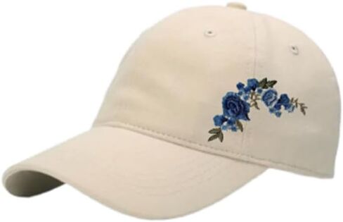 Blue Rose Embroidery Patch, Rose Flower EmbroideBlue Iron On Patches for Jeans Clothing Clothes, Sequin DIY Badge Paste Sewing Applique Patches for Jackets Backpacks (2 Pair) in Kuwait