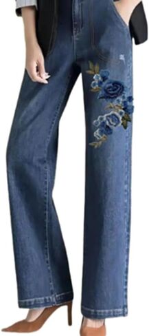Blue Rose Embroidery Patch, Rose Flower EmbroideBlue Iron On Patches for Jeans Clothing Clothes, Sequin DIY Badge Paste Sewing Applique Patches for Jackets Backpacks (2 Pair) in Kuwait