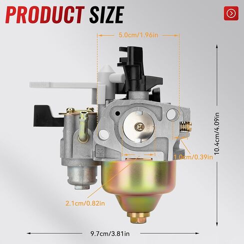 fullas Ruixing GX160 GX200 Carburetor for Honda 5.5HP 6.5HP Predator 212cc Engines for Pressure Washer Water Pump Go Kart, Replaces 16100-ZH8-W61 in Saudi Arabia