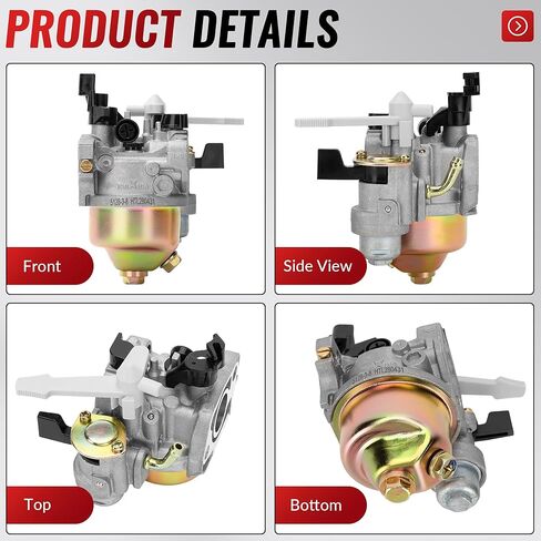 fullas Ruixing GX160 GX200 Carburetor for Honda 5.5HP 6.5HP Predator 212cc Engines for Pressure Washer Water Pump Go Kart, Replaces 16100-ZH8-W61 in Saudi Arabia