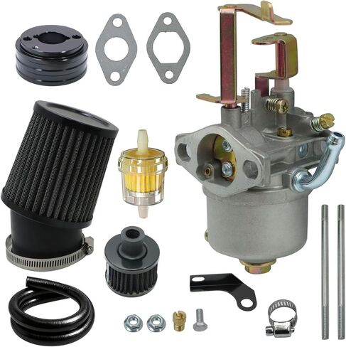 Carburetor Kit Compatible with FRP GMB100 Predator 212cc Black Compatible with Mini Bike Go Kart Engine in Kuwait