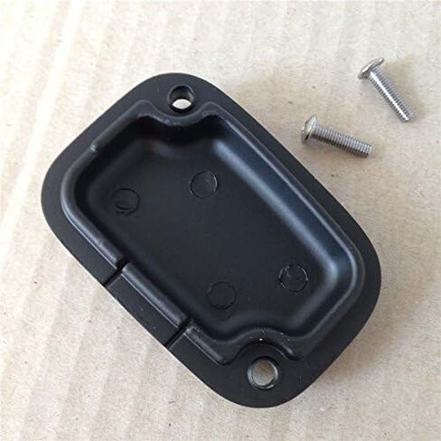AfterMokit Front Brake Fluid Reservoir Cap Right Caliper Master Cylinder Cover for Harley Electra Glide Road King Ultra Classic Ultra Limited Street Glide Road Glide Heritage Softail Plain Black in Kuwait
