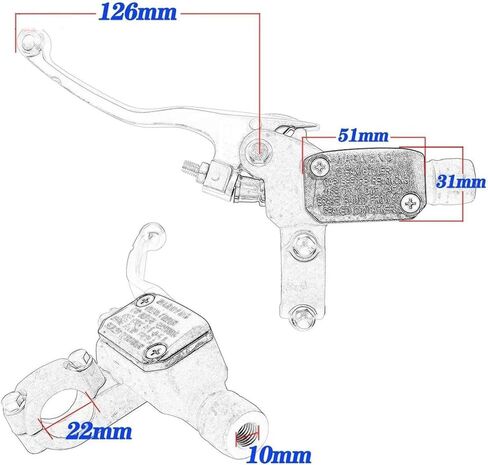 For KTM SX SX-F EXC EXC-F XC XC-W XCF-W XC-F TPI 6Days 150 250 300 350 Motorcycle Hydraulic Clutch Master Cylinder Oil Hose Pipe(Clutch tubing Refit) in Saudi Arabia