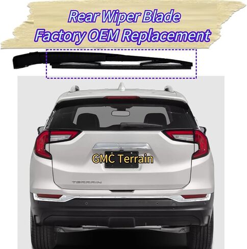 Rear Wiper Blade for GMC Terrain 2022 2023 2024 Exact Fit for AT4 Denali SLE SLT Models OEM Replacement Rear Back Windshield Wiper Blade in Saudi Arabia