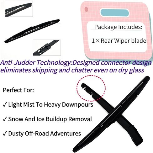 Rear Wiper Blade for GMC Terrain 2022 2023 2024 Exact Fit for AT4 Denali SLE SLT Models OEM Replacement Rear Back Windshield Wiper Blade in Saudi Arabia