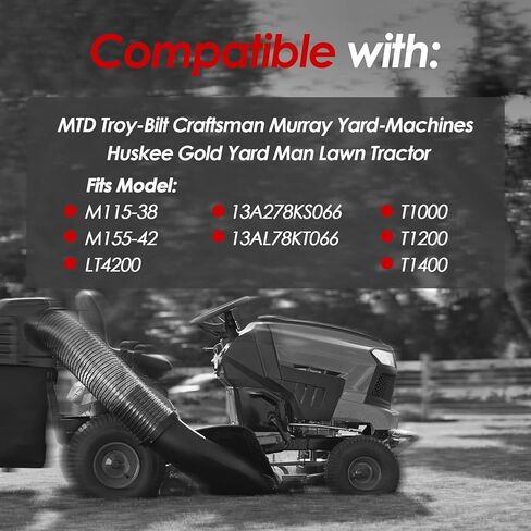 كابل القابض CULMKARI يناسب 2014-2019 MTD Troy-Bilt Craftsman Murray Yard-Machines Huskee Yard Man M115-38 M155-42 LT4200 T1000 T1200 T1400 استبدال # 753-08235 in Kuwait
