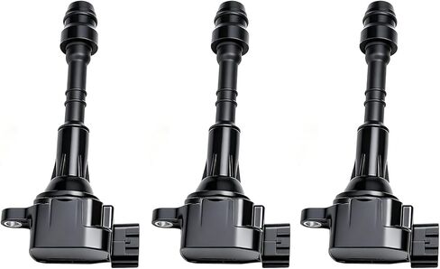 Set of 3 Ignition Coil Pack Compatible with Infiniti I35 QX4 Nissan Altima Maxima Murano Pathfinder Quest Frontier Xterra NV1500 2001-2017 3.5L 4.0L V6, Replaces UF349 22448-8J115 in Kuwait