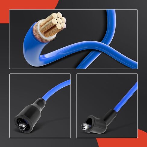 A-Premium 1 Ignition Coils with 5 Wire and 4 Iridium Spark Plugs Compatible with Nissan Sentra 1996 1997 1998 1999, 1.6L in Kuwait