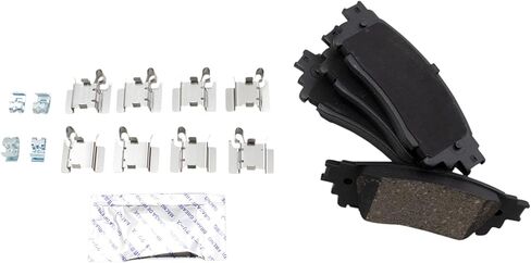 TRQ Front & Rear Brake Pad & Rotor Kit Ceramic Compatible with 21-23 Lexus ES250 19-23 ES300h ES350 19-22 UX200 UX250h Toyota Avalon 20-22 C-HR 18-23 Camry 22-23 Corolla Cross RAV4 Venza in Kuwait