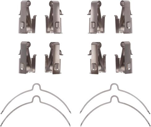 Dynamic Friction Company Front Disc Brake Hardware Kit 340-54044| Fits 1999-2004 Ford F-250, F-350; 2000-2005 Ford Excursion in Kuwait