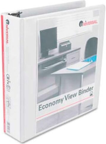 Universal 20982 Round Ring Economy Vinyl View Binder ، 2 بوصة السعة in Saudi Arabia