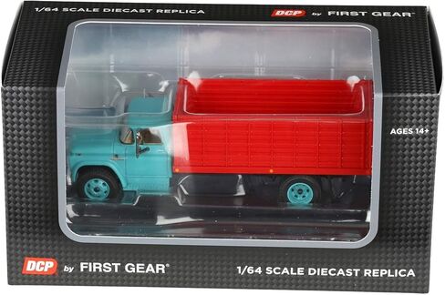First Gear DCP 1/64 GMC 4000 Grain Truck, Turquoise & Red 60-2260 in Kuwait