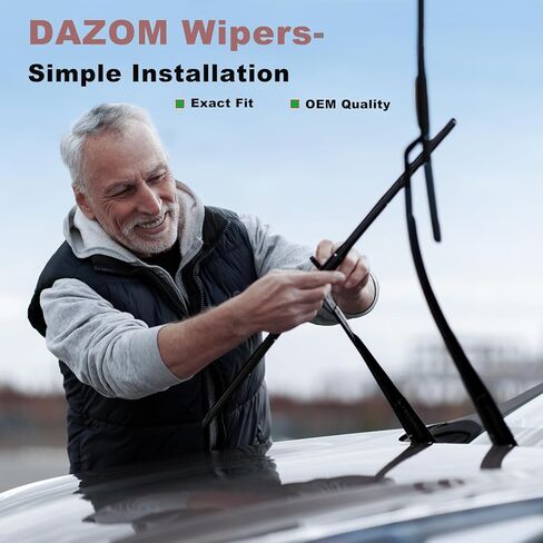 Front Windshield Wiper Blades for Kia Forte 2019-2024, 26"+16" Premium All-Season Quiet Windshield Wiper Blades OEM Replacement Set in Kuwait