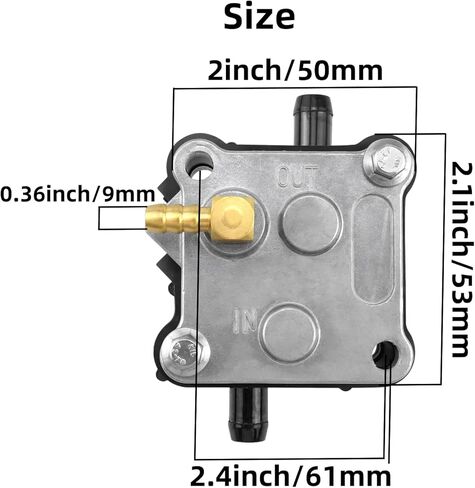 14360A16 Fuel Pump Compatible with Mercury Outboard 2 Stroke 30 40 45 50 55 60 75 80 90 100 115 125 150 175 200 225 250 300 HP Z789 14360A71 14360A41 14360A43 14360A50 14360A73 14360A78 Engine in Saudi Arabia