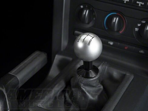2010 Style Shift Knob; Satin Compatible with 05-10 Mustang GT, V6 in Saudi Arabia