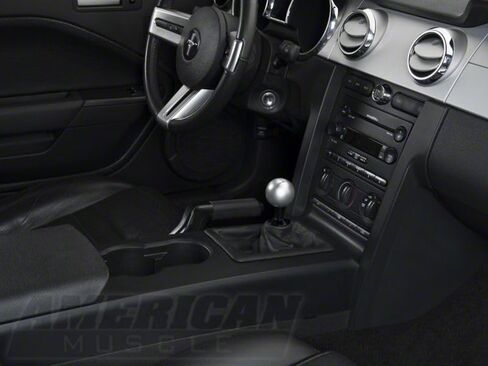 2010 Style Shift Knob; Satin Compatible with 05-10 Mustang GT, V6 in Saudi Arabia