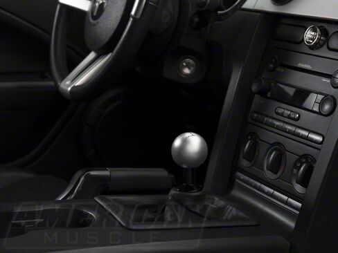 2010 Style Shift Knob; Satin Compatible with 05-10 Mustang GT, V6 in Saudi Arabia