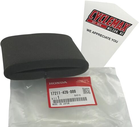 Cyclemax One Pack compatible with Honda Air Filter Cleaner Element 78-81 XL 250 S 79-80 XR 250 17211-428-000 Contains One 17211-428-000 and a Funnel in Kuwait