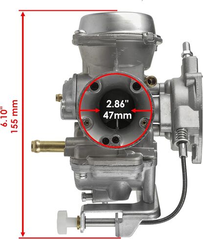 فلتر الهواء والزيت المكربن ​​كالتريك متوافق مع سوزوكي كوادسبورت Z250 LTZ250 2x4 2004-2009 / أوزارك 250 LTF250 2x4 2002-2006 in Kuwait