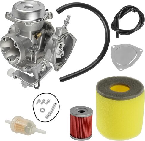 فلتر الهواء والزيت المكربن ​​كالتريك متوافق مع سوزوكي كوادسبورت Z250 LTZ250 2x4 2004-2009 / أوزارك 250 LTF250 2x4 2002-2006 in Kuwait