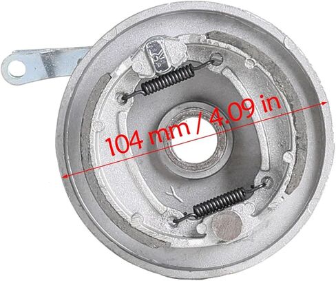 Complete Front Drum Brake Hub and Steering Knuckle Set for 110cc 125cc 150cc 200cc 250cc ATV Go Kart – 3 Stud 17mm Spindle Assembly for 6" 7" Wheel Quad Buggy in Saudi Arabia