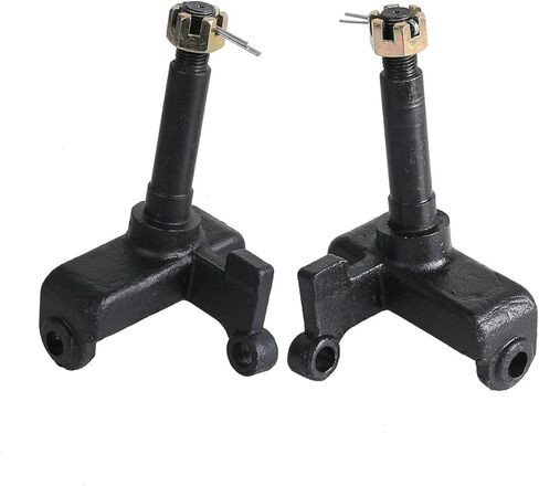 Complete Front Drum Brake Hub and Steering Knuckle Set for 110cc 125cc 150cc 200cc 250cc ATV Go Kart – 3 Stud 17mm Spindle Assembly for 6" 7" Wheel Quad Buggy in Saudi Arabia