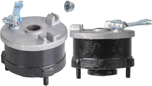 Complete Front Drum Brake Hub and Steering Knuckle Set for 110cc 125cc 150cc 200cc 250cc ATV Go Kart – 3 Stud 17mm Spindle Assembly for 6" 7" Wheel Quad Buggy in Saudi Arabia