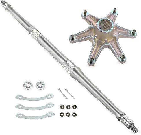 Rear Axle Shaft & Sprocket Hub Nuts For Yamaha Tri-Z YTZ250 1985-1986 Banshee 350 YFZ350 1989-2006 38W-25381-10-00 2XJ-25386-00-00 in Kuwait
