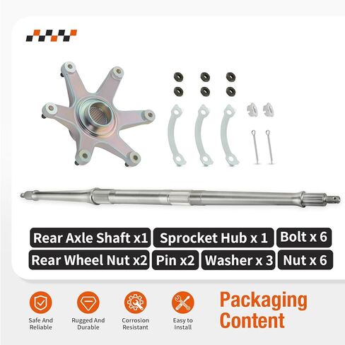 Rear Axle Shaft & Sprocket Hub Nuts For Yamaha Tri-Z YTZ250 1985-1986 Banshee 350 YFZ350 1989-2006 38W-25381-10-00 2XJ-25386-00-00 in Kuwait