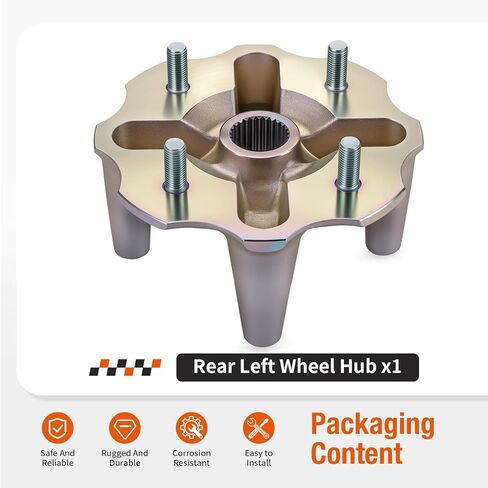 Rear Left Wheel Hub For Yamaha Kodiak 400 450 Grizzly 400 2005-2008 1D9-F5311-01-00 in Kuwait