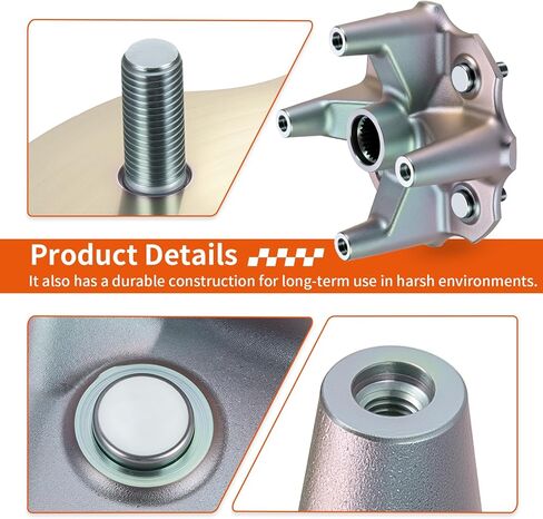 Rear Left Wheel Hub For Yamaha Kodiak 400 450 Grizzly 400 2005-2008 1D9-F5311-01-00 in Kuwait