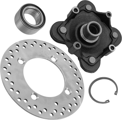 Caltric Wheel Hub and Bearing and Disc Compatible with Polaris General 1000 2019-2026 / General 4 1000 2019-2022 Front Rear in Kuwait