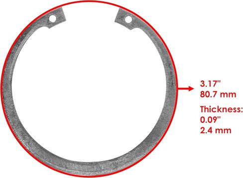 Caltric Wheel Hub and Bearing and Disc Compatible with Polaris General 1000 2019-2026 / General 4 1000 2019-2022 Front Rear in Kuwait